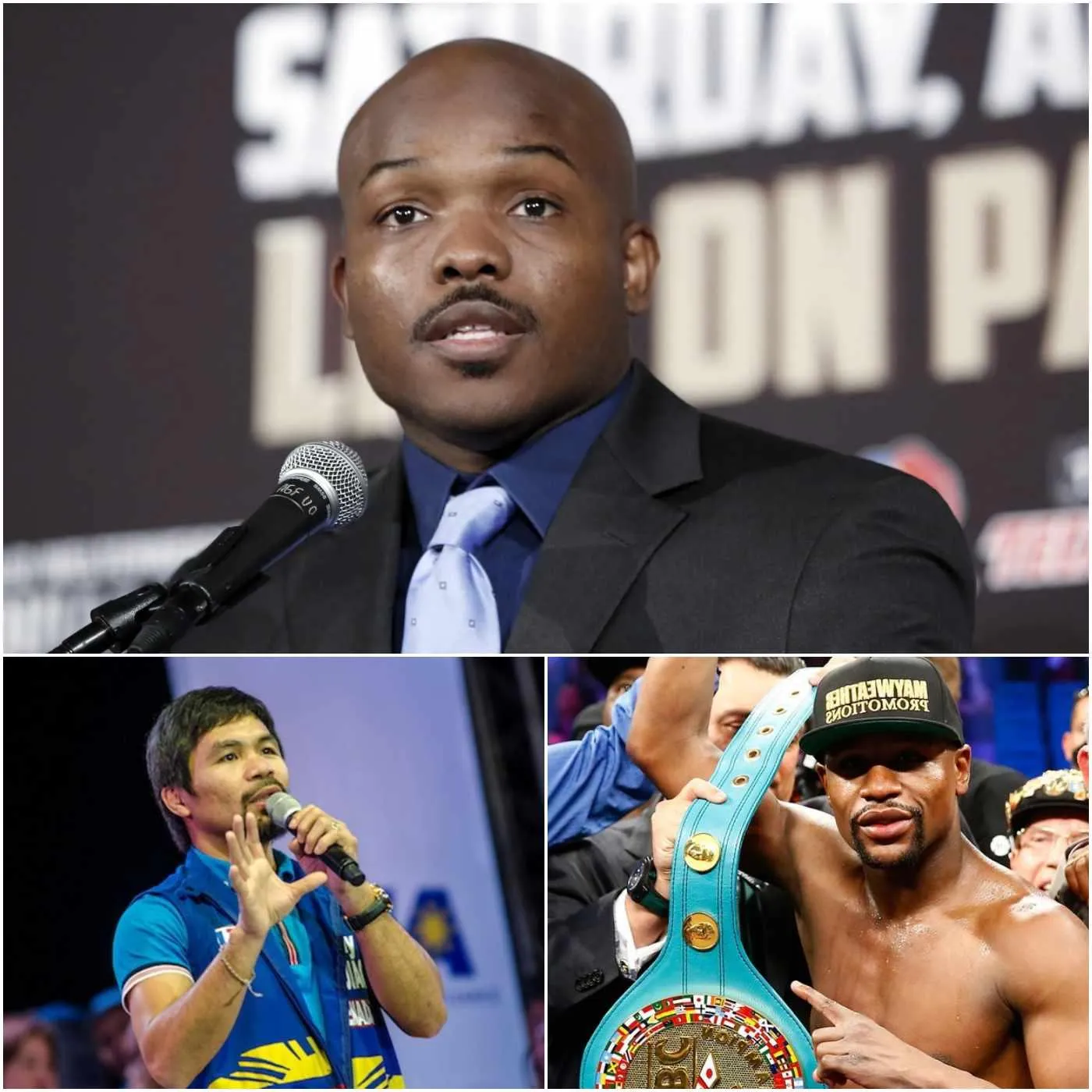 Cover Image for Timothy Bradley has shaken up the boxing world once again! 🥊💥 In a bold and unapologetic statement, Bradley declared that Floyd Mayweather, not Manny Pacquiao, is the greatest boxer of all time—praising Mayweather’s flawless technique, lightning-fast reflexes, and unmatched ring IQ as “perfection in motion.”