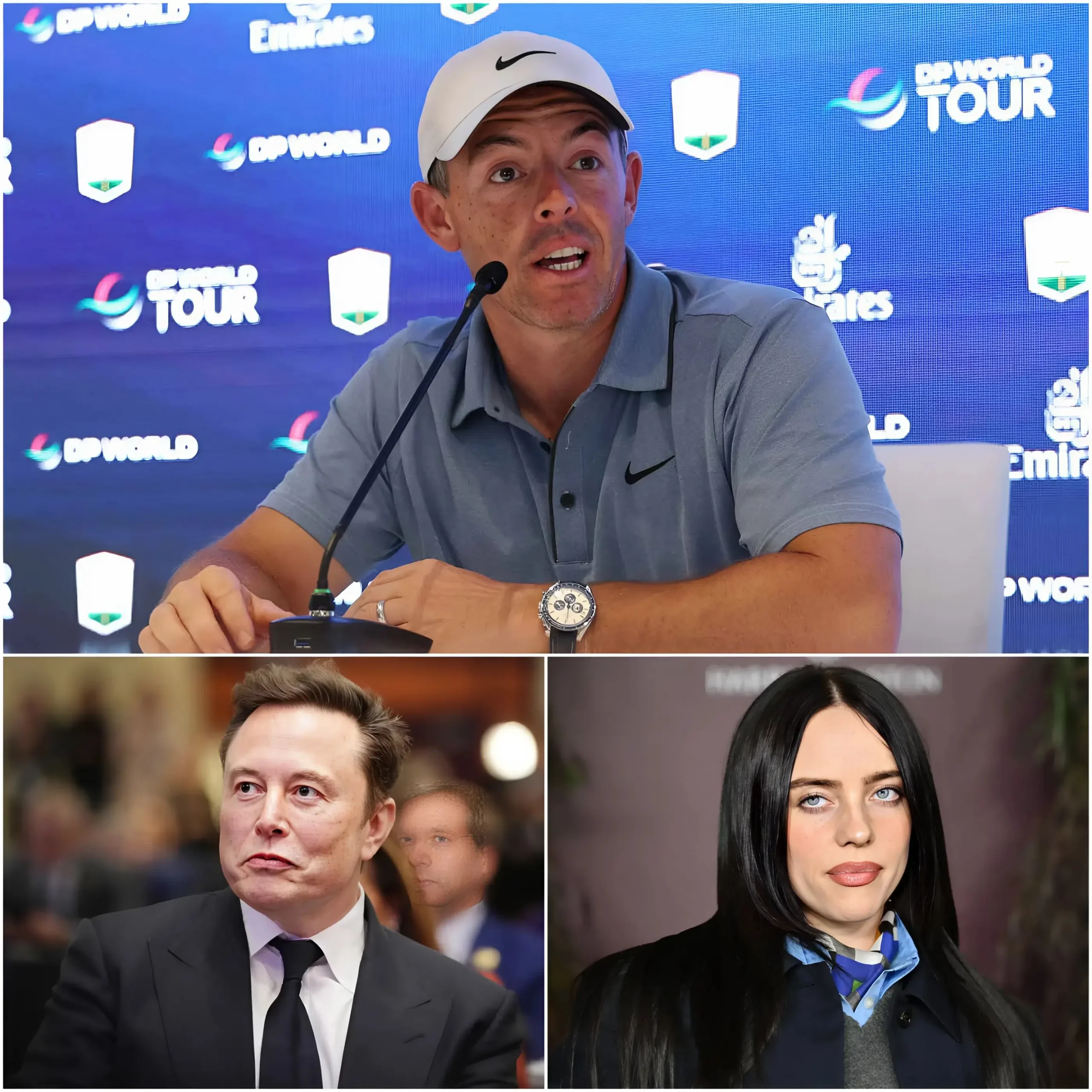 Cover Image for š“ 3 MINUTES AGO: Rory McIlroy āBreaks Silenceā, Defends Elon Musk Against Billie Eilishās āVulgar Tauntā ā āShe Doesnāt Understand Real Charity!ā