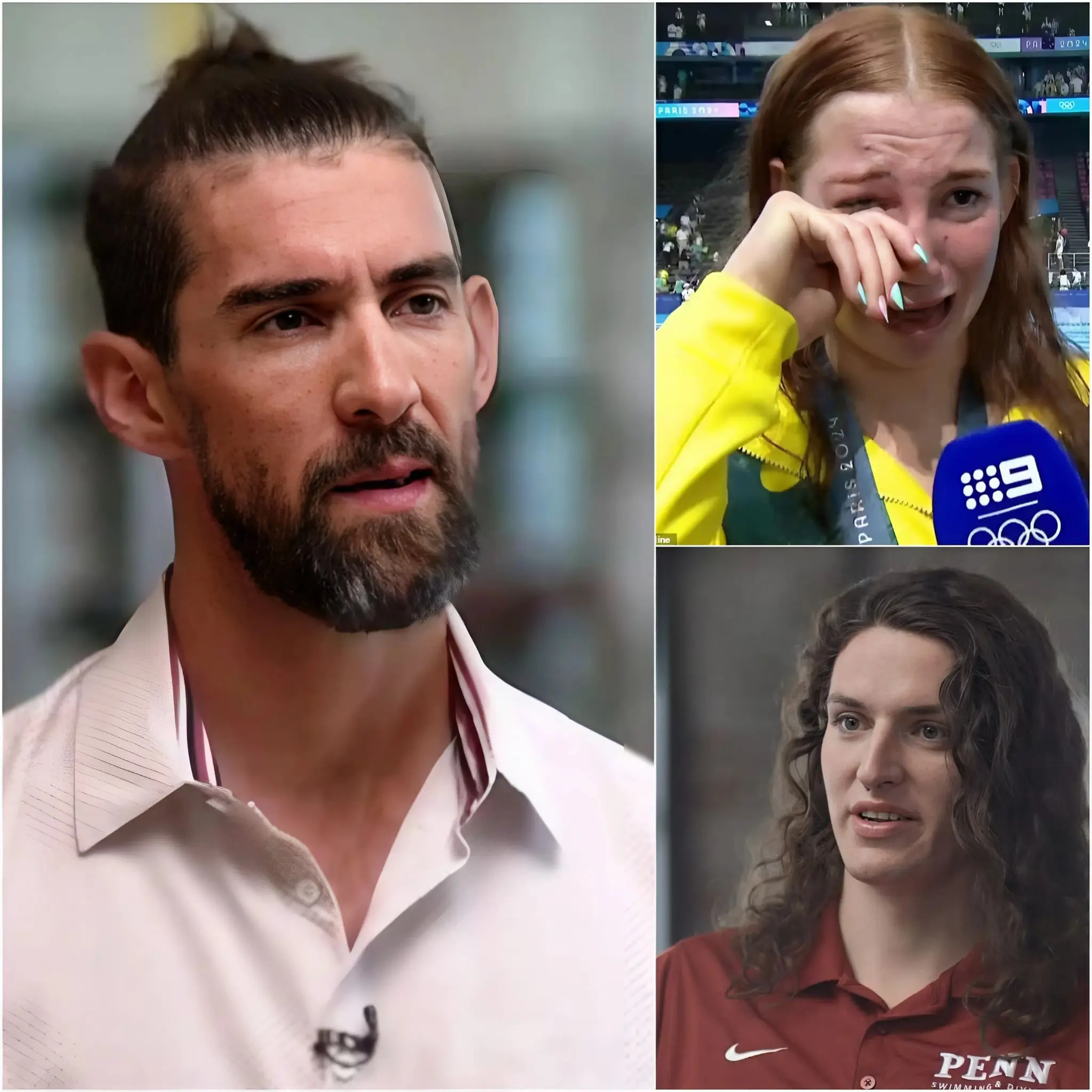 Cover Image for š„āSTOP BULLYING OUR QUEEN!ā ā Michael Phelps ERUPTS in 15-WORD FURY shielding Mollie OāCallaghan from Lia Thomas attacks, silencing haters and igniting a SWIMMING WORLD UPRISING!
