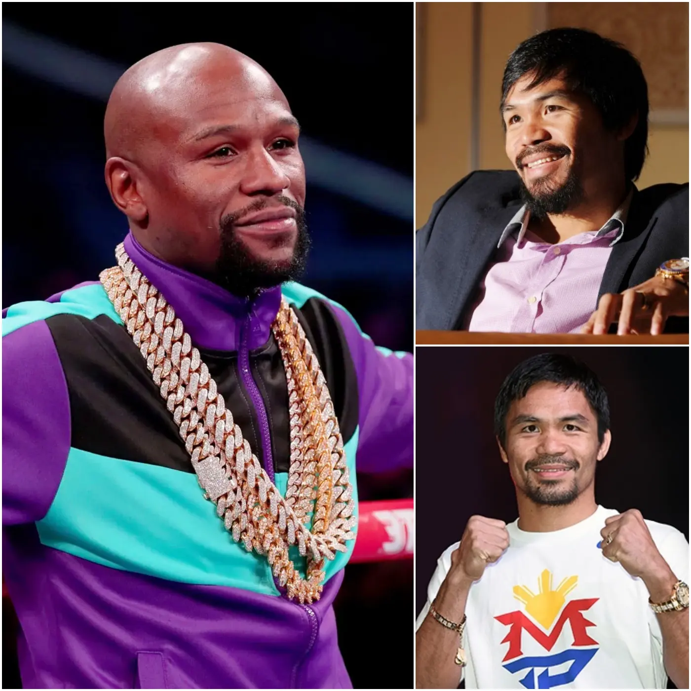 Cover Image for š„ Floyd Mayweather once again āRUBS SALT IN MANNY PACQUIAOāS OLD WOUNDSā: āPACQUIAO is always RUNNING AWAY! I just wished he had stayed in PHYSICAL ASIA a little longer, to see if he could actually WIN that TITLE!ā ā Floyd SNEERED. The SAVAGE JAB came immediately after PacManās BRIEF APPEARANCE, sending SOCIAL MEDIA into a FRENZY. See full story below.