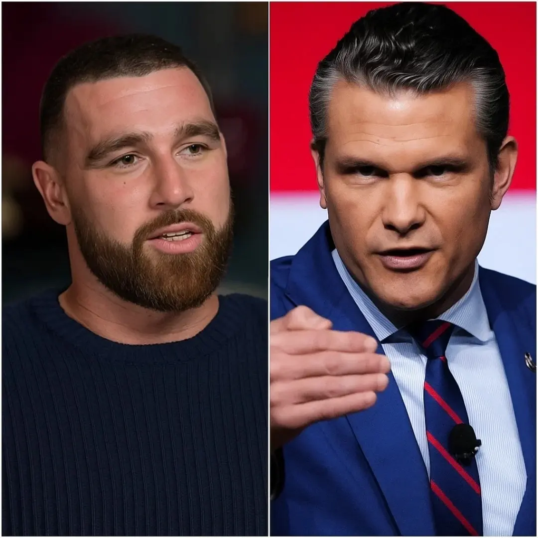 Cover Image for “PAY UP OR FACE ME IN COURT!” — Travis Kelce Slaps Pete Hegseth and Network With a $60 Million Lawsuit After Explosive Live TV Clash That Left Viewers Stunned